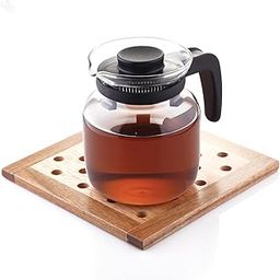 Borosil - Carafe Flame Proof Glass Kettle With Stainer, 650 ml-0
