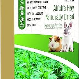 Acorn Alfalfa Hay Naturally Dried (1.4 Kg) | Food For Rabbits, Guinea Pig, Hamsters And Other Small Animals | High Fiber Food | Pesticides Free |, 1 Count-image-99