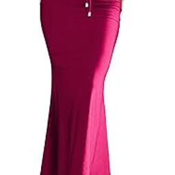 Women's Saree Shapewear – Seamless Curvy Look Petticoat for Saree & Lehenga | Comfortable Body Shaper Breathable & Flexible Shapewear for Women (Large_ Dark Pink) &4930-picture-42