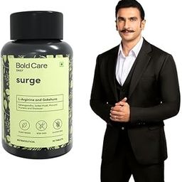 Bold Care Surge (60 Veg Tablets 1 Pack) With Mucuna, Pruriens, L-Arginine, Gokshura, Ashwagandha, Safed Musli, Shatavari | No Side Effects, Non Gmo, Plant Based-50