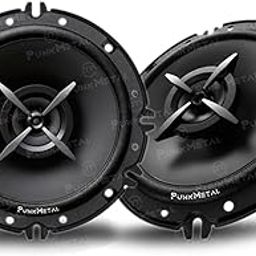 PunkMetal Car Speaker PM-62CX 15.24 cm (6 inch) 2-Way Coaxial Speakers (Black), Peak Power - 260W, RMS Power - 45W, Rated Power - 40W-10