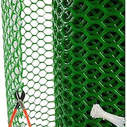 SAI PRASEEDA PVC Garden Fencing Net/Mesh (4feet/20feet) UV Stabilized 500GSM Anti Bird Net Green Color 6 Months Guarantee with Free 1 Cutter,100 PVC Tags FN:1-picture-13