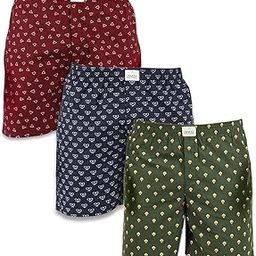 Men's Multicolor Cotton Printed Regular Boxer Shorts (Pack of 3) MBC-11-picture-0