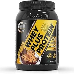 MFI NUTRITION Whey Plus Protein Powder Premium Whey Protein | 80g Protein Source | 4.8g EAA | 33 Servings (Cookies and Cream, 1 KG)-image-6