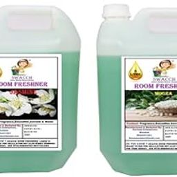 swacch Diffuser Aroma Liquid Jasmine & Mogra Ready to use 5 Litre Combo Pack of 2 I Home Fragrance I Best for Aromatherapy I Helps in Meditation I Used in Diffusers I Water Based-10