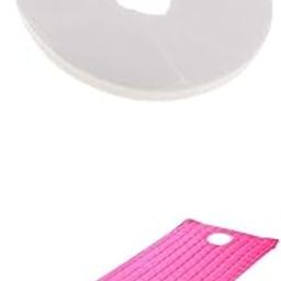 UJEAVETTE Rosy Beauty Salon Massage Bed Mattress Sheet with White Face Cradle Cover-image-61