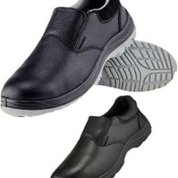 (Atlanta Men's Leather with Fiber Toe Casual Shoes for Safety-image-10