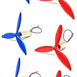 INVENTO 6Pcs DC 3.7V 816 8x16mm Micro Coreless Motor With 50mm 3 Blade Propeller High Speed Mini RC Toy Drones Quadcopter-27