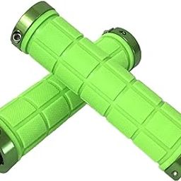 THE STYLE SUTRA® 1 Pair Bicycle Double Lock MTB Bike Handlebars Hand Cover Anti-Slip Green | Sporting Goods | Cycling | Bicycle Components & Parts | Handlebar Grips Tape & Pads-75