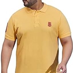 Men's Regular Fit Polo (Tim-Yellow,Yellow,6XL)-image-39