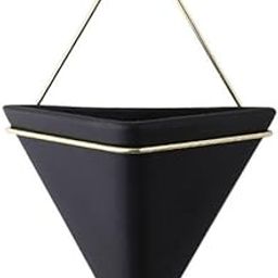 ATORSE 3xTriangle Wall Planter Geometric Wall Mounted Flower Pot Home Decoration Black S-image-18