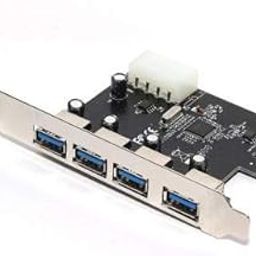 4 Port USB 3.0 PCI Express Card up to 5 Gbps Speed, with 4-Pin Power Connector PCI-E-image-18