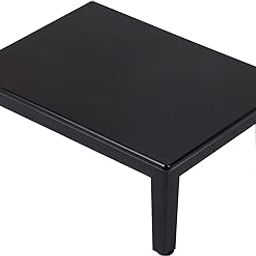 Craftsline Wooden Step Stool for Adults and Bed - 16.53x11.81x6.3in, 300 Pounds Capacity, One Step Foot Stool for Bedroom (Black)-picture-12