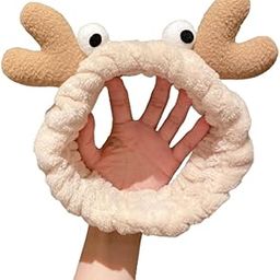 MOMISY Elastic Women's Lovely Hair Band Wash Face Spa Headband-Washable Facial Band Makeup Wrap Headbands Fits All Head Sizes (Elk Beige)-image-86