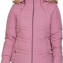 Polyester Women's Standard Length Winter jacket-image-62