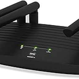 H&H 4G LTE SIM Router with Foldable 4 External Antennas-WiFi 6-300Mbps Speed Plug & Play-1 LAN Port,-Portable Design (Black)-22