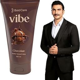 Bold Care Vibe - Natural Personal Lubricant for Men and Women - Premium Chocolate Flavour - Water Based Lube - Skin Friendly, Silicone and Paraben Free - No Side Effects - 100 ml-10