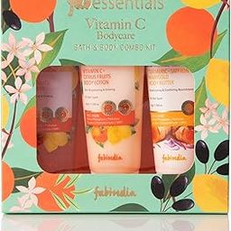 Vitamin C Bath & Body Gift Set | Nourishing Combo with Body Wash, Body Lotion & Turmeric Saffron Body Butter | For Hydrated & Glowing Skin | Ideal Skincare Gift For Men & Women | 150g-19