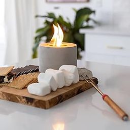 Napoli Tabletop Fire Pit. Indoor Fire Pit and Balcony Decor. 5" Table Top Fire Pit Bowl, Rubbing Alcohol Fueled Concrete Firepit. Mini Fire Pit, Tabletop Fireplace, Smores Maker, Portable Fire Bowls-image-80