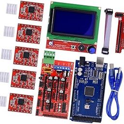 UniQMart 3D Printer Kit with RAMPS 1.4 Controller + Mega 2560 Board + 5pcs A4988 Stepper Motor Driver with Heatsink + LCD Graphic Smart Display Controller-27