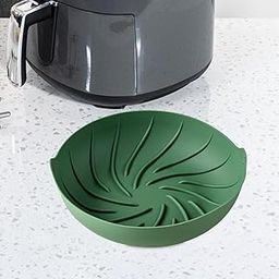 ATORSE™ Air Fryer Silicone Liner Easy to Clean Lightweight Silicone Air Fryer Basket L Green|Home & Garden|Kitchen Dining & Bar|Small Kitchen Appliances|Fryers-image-8