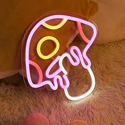 Chi-buy LED Neon Mushroom Cute Neon Sign USB Powered Night Light 3D Wall Art & Playroom Bedroom Living Room Decor Lamp for Kids Girls-picture-28