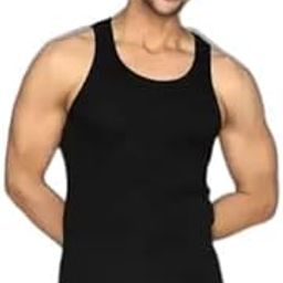 Plain Solid Gym Vest for Men-image-57