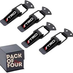 Medirich Lifesciences® Car Bumper Clips Pack of 4 | Universal Hood Bonnet Latch Lock Pins | Heavy Duty Fasteners for Car Bumper, Bonnet, Boot | Quick Release Racing Style Latch Kit | Set of-image-4