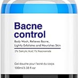 Raw Essentials Bacne Control Body Wash, 2% Salicylic Acid, 1% Niacinamide 100ml (Pack of 1), Relieves Body Acne, Exfoliates and Nourishes Skin, SLS & Paraben Free, For Men & Women-image-64