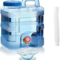 Careopeta 10 L Camping Water Container Portable Camping Can Water can for Travelling Travel Hiking Picnic Water Storage Containers Dispenser Barrel with Faucet Water Camper Outdoor-image-59