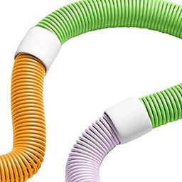 UJEAVETTE Weighted Exercise Hoop Sports Abdominal Fitness Circle Quiet for Gym Seniors 1.1kg-image-62