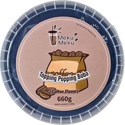 Meku Meku Coffee Flavoured Popping Boba Pearls, 668g, Soft and Chewy, for Bubble Tea-image-6