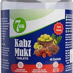 Kabz Mukt 3 Tab Jar (Extra Strong)- Ayurvedic Constipation Relief | Supports Digestive Health | Clears Colon | Regulates Digestion | Addresses Low Fiber Diet & Sedentary Lifestyle-Pack of 3-image-58