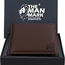 Brown Leather Wallet for Men – RFID Blocking Slim Bifold Wallet with Card Holders & Cash compartments-image-66
