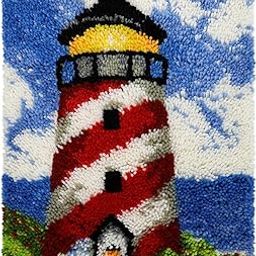 CALANDIS™ Creative DIY Latch Hook Rug Kit Embroidery Cushion Cover Adults Festival | Latch Hooking Kits | Latch Hooking | Rug Making | Needlecrafts & Yarn-image-82