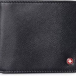 Mens Leather Flipout ID Wallet Bifold Trifold Hybrid Slimline Black/One Size-picture-18