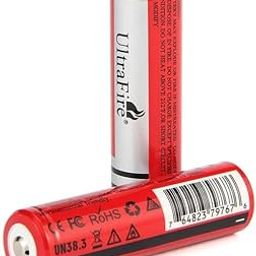 Tektown 3.7V 5000mAh Rechargeable Lithium-Ion Batteries High Capacity Flat Top Cells for Torch, Bluetooth Speaker, Power Bank, LED, Toys, Solar Lights and Other Electronic Devices (Pack of 2)-image-38