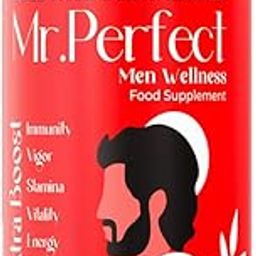 Mr. Perfect Men Wellness Supplement | Natural Support for Energy, Immunity, and Hormonal Balance, 300 gm - Pack of 1-15