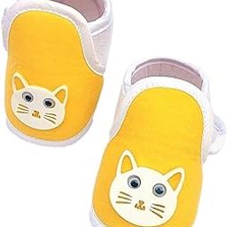 Soft Cotton Baby Booties for Newborn Boys Girls First Walk Shoes Size 6-12 Month Multicolor-picture-19