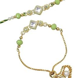 Bhaiya-Bhabhi Rakhi,Couple rakhi set, Designer Rakhi for Bhaiya bhabhi,Lumba rkhi for Bhabhi-0068-image-11