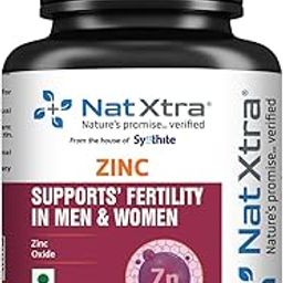 Natxtra Zinc | Fertility & Immunity Support | 13.2mg Zinc as Zinc Oxide | Boosts Sexual Health, Eases PMS, Strengthens Immunity | 30 Capsules-image-75