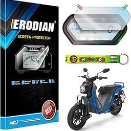 ERODIAN Meter Display Screen Protector, Meter Guard for BNC Challenger S110, Challenger S125 (2024+) Bikes | Scratch Resistant | Water Resistant | HD Clear Vision (1-Free Random 6 inch Keychain)-6