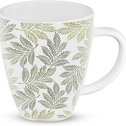 Larah by BOROSIL Maria Opalware Mug | Set of 1 Pcs Tea/Coffee Mugs, 400 ml Each | Microwave & Dishwasher Safe, Bone-Ash Free | Crockery Set Ideal for Daily Use & Gifting | White-image-23