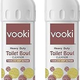 Vooki Heavy Duty Toilet Cleaner, Fumeless Deep Action Toilet Bowl Cleaner Liquid, Home and Commercial Use - 500 Ml Each (Pack of 2)-image-76