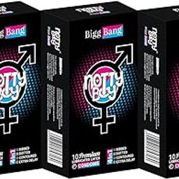 NOTTY BOY BiggBang 4in1 Multi Textured Condoms For Man- 30 Pieces | Dotted Surface, Ribbed Texture, Contoured Shape, Delay | Natural and Comfort Feel-image-17