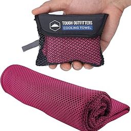 Cooling Towel - Cool Neck Wrap for Instant Relief - Cold Chilly Cloth for Summer Heat - Ideal for All Sports, Running, Hiking, Camping, Travels, Gym Workout, Fitness, Yoga & Golf - UPF 50-image-54