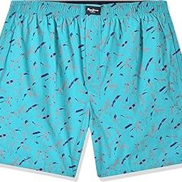 Men's Cotton Boxers (Pack of 1) (ATB02_TILE BLUE AOP_S)-29