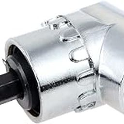 ATHGLOBAL 105 Degree Right Angle Drill Drive Chrome Finish Adaptor Or Hex Shank Screwdriver Attachment 1/4 Inch Angled Adapter Bit Socket Set Tool 1 Piece, 0.25 Inches-image-7