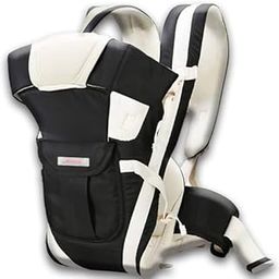 THE BACHCHA CO. 4-in-1 Kids Adjustable Baby Carrier for 0-18 Months Baby/Baby Safety Belt/Child Safety Strip/Honeycomb Texture Baby Carry/Baby Sling Carrier Bag (Black)-image-41