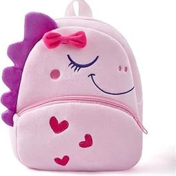 delicado Backpack for Kids, Cute Small Toddler Kids Preschool Backpack Plush Cartoon children Nursery/School/Picnic/Travelling Bags for Baby Girl Age 1-5 Years-picture-49